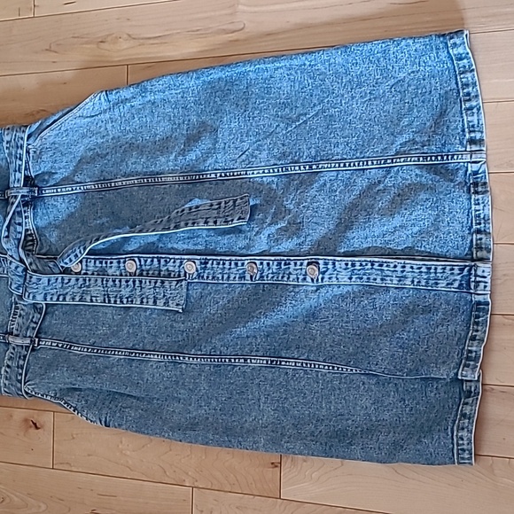 Gap women's size 8 petite jeans dress - Picture 4 of 8